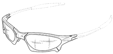 Oakley Sunglasses Design Patent